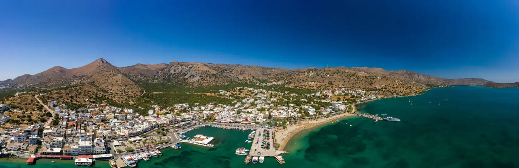 View of Elounda & Plaka, Crete