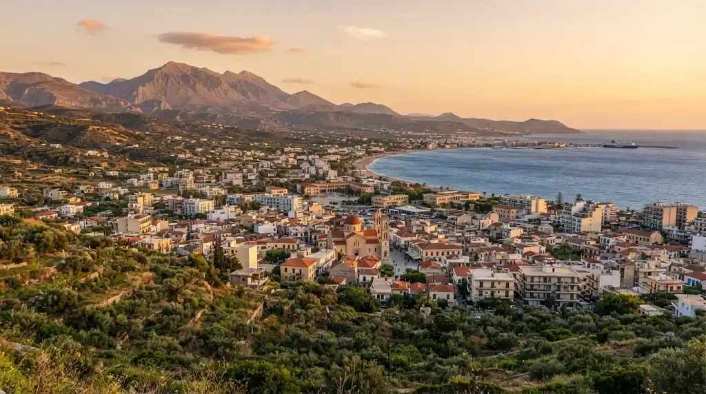 View of Gazi & Ammoudara, Crete
